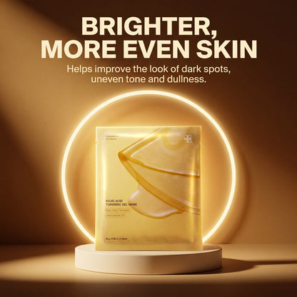 Brighter, more even-looking skin with kojic acid turmeric mask