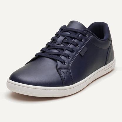 Pelle Vie in Dark Navy, front three-quarter view